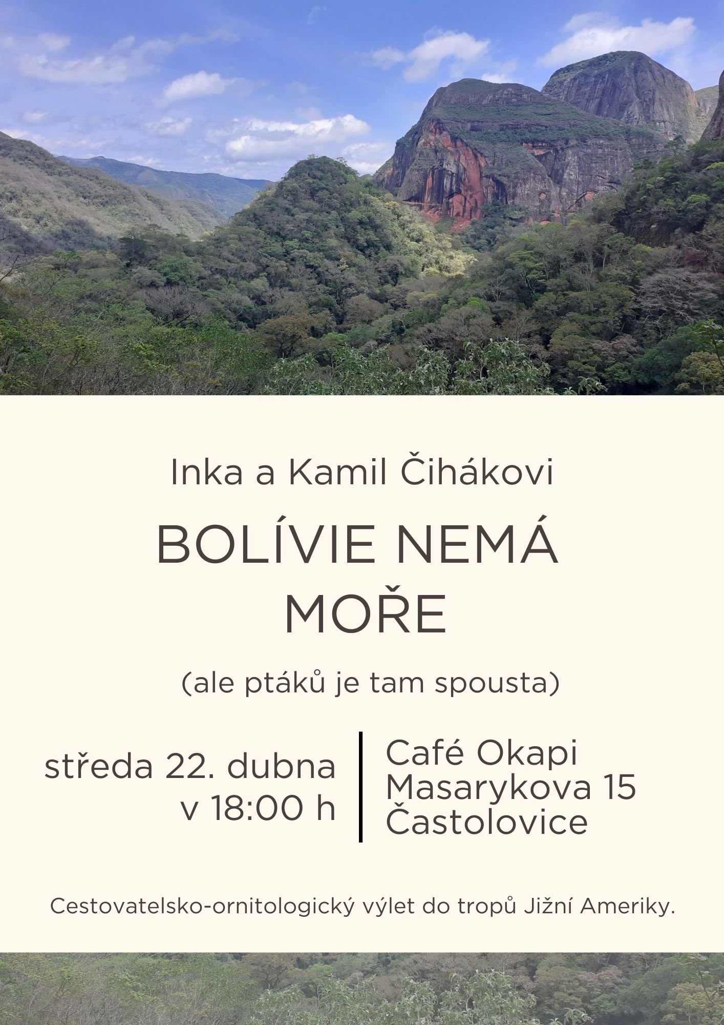 Bolívie nemá moře