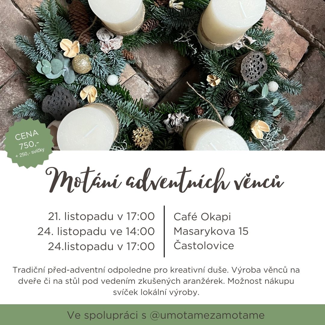 Motání adventních věnců